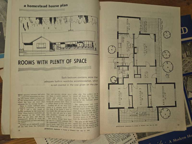 4 x Vintage Homestead Magizines - 1950's and 1960's