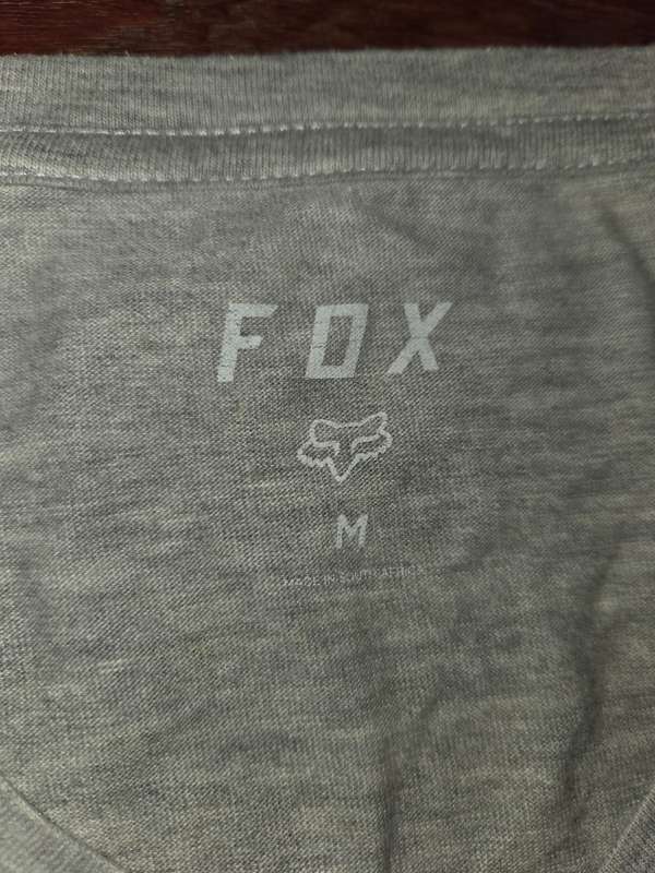 Grey Ladies T-Shirt - Fox T-Shirt - Size M