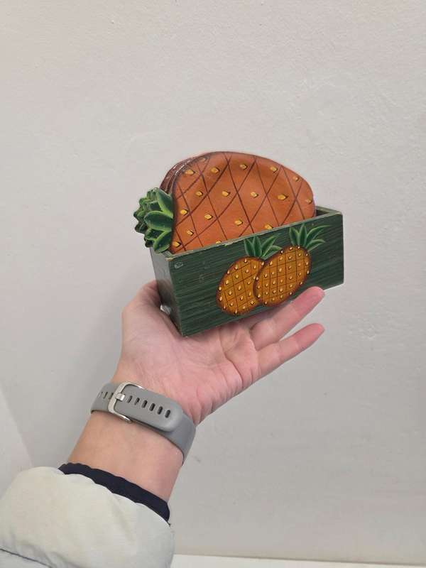Vintage Pineapple shaped coasters
