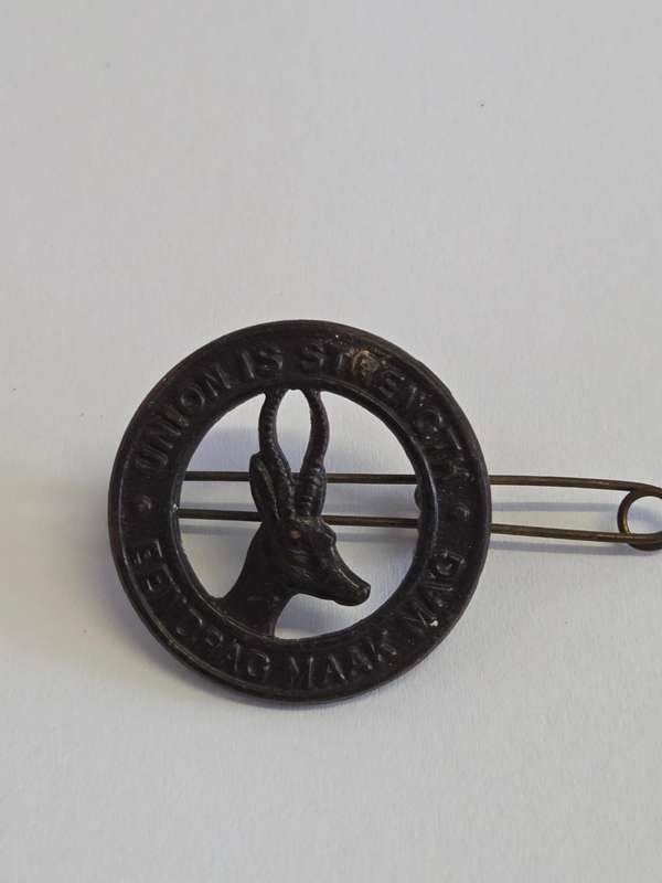 Vintage Union is Strength Springbok Badge