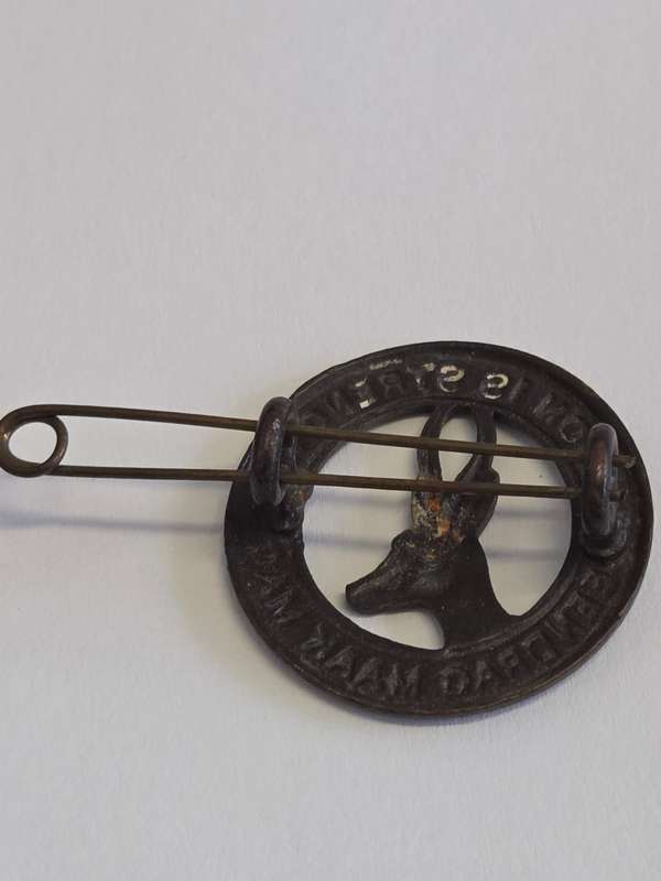Vintage Union is Strength Springbok Badge