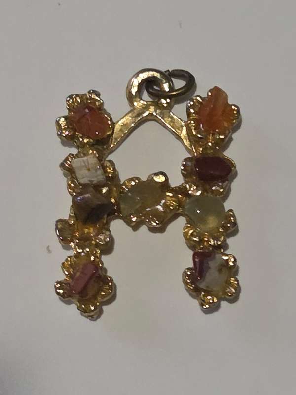Vintage H Pendant