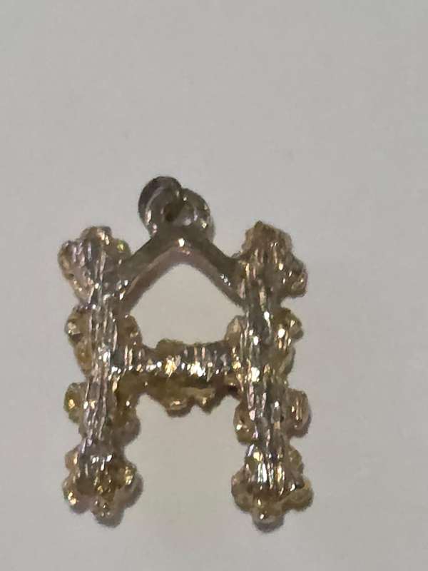 Vintage H Pendant