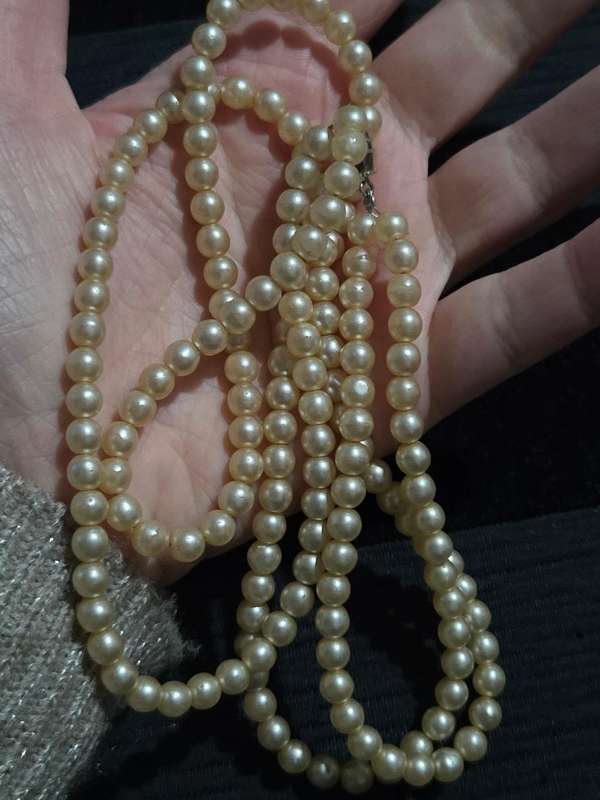 2 String Pearl Necklace
