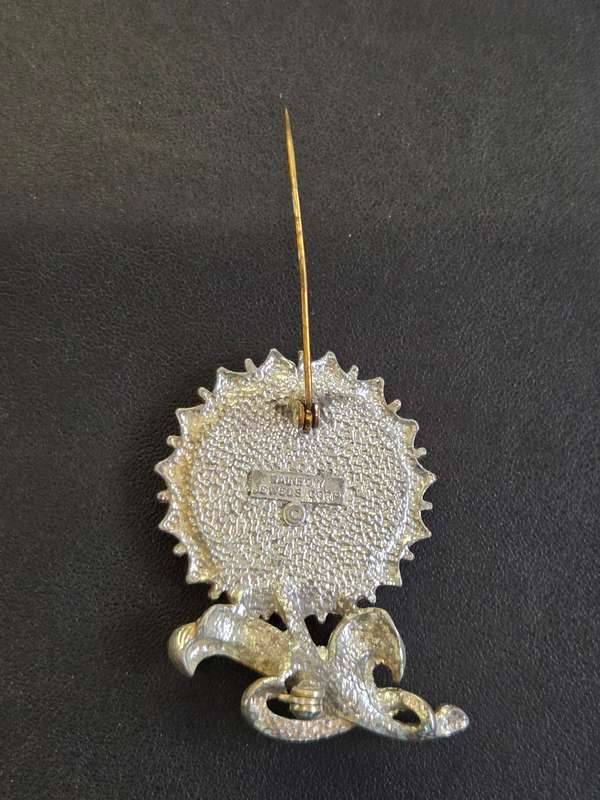 Vintage Rainbow Jewels Corp. Brooch
