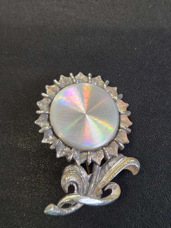 Vintage Rainbow Jewels Corp. Brooch