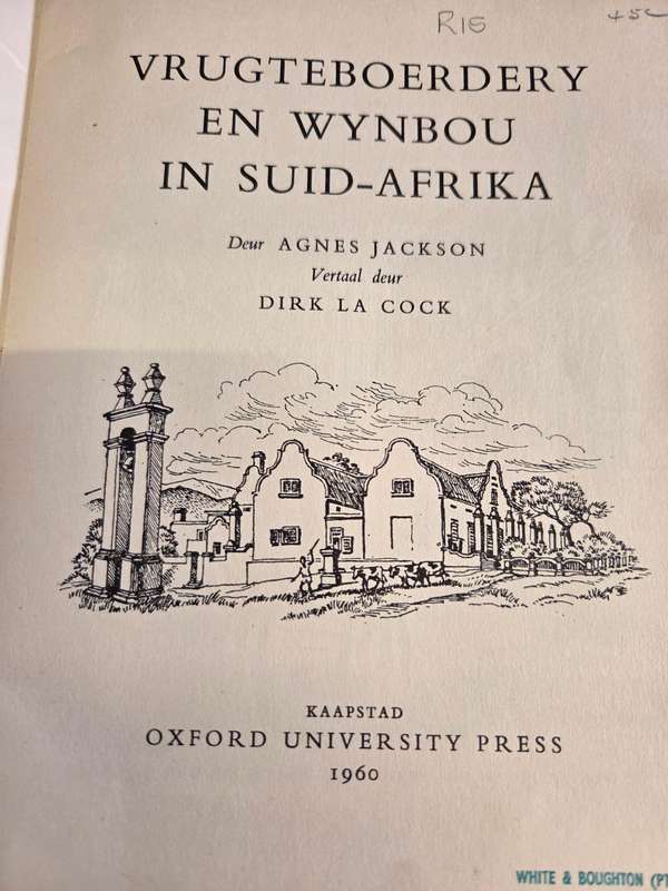 Vrugteboerdery en Wynbou in Suid-Afrika - Agnes Jackson