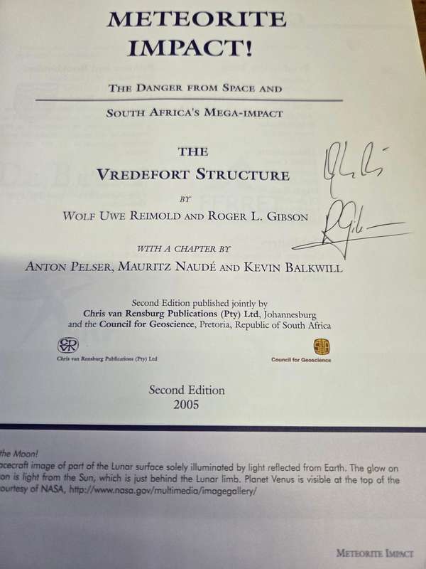 Meteorite Impact - The Danger from space and SA's mega-impact - The Vredefort Structure
