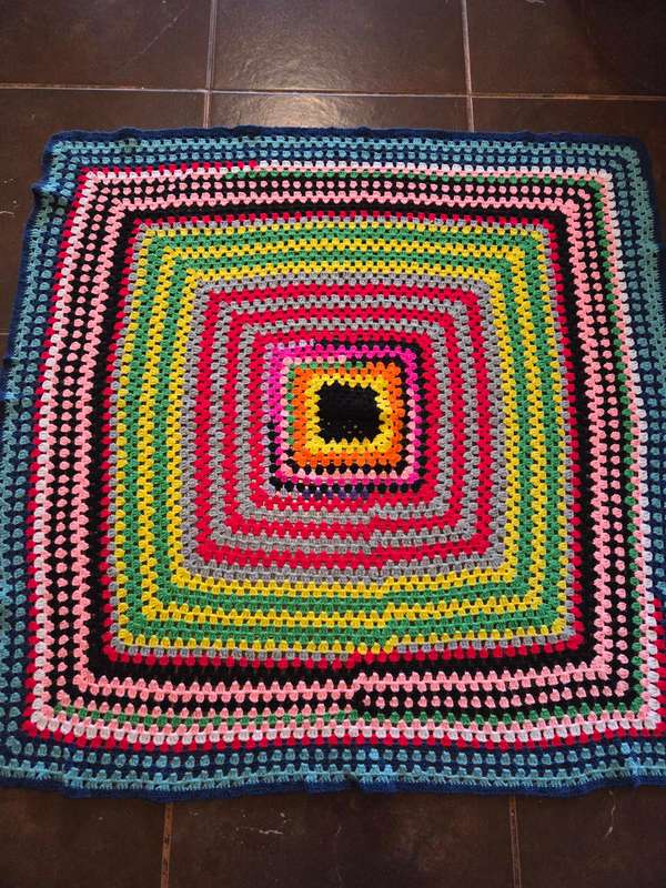 Crochet Blanket - 1.25m x 1.25m