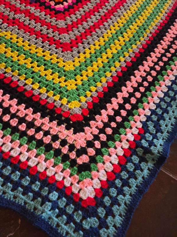 Crochet Blanket - 1.25m x 1.25m