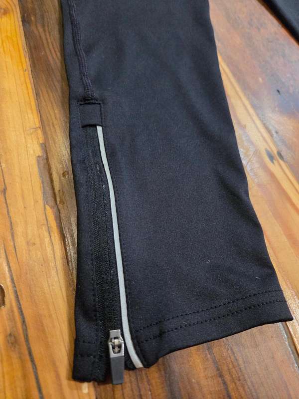 Black Fitness Pants with zips - Size S