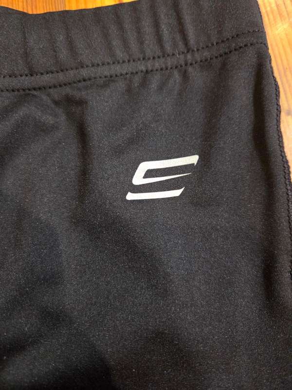 Black Fitness Pants with zips - Size S