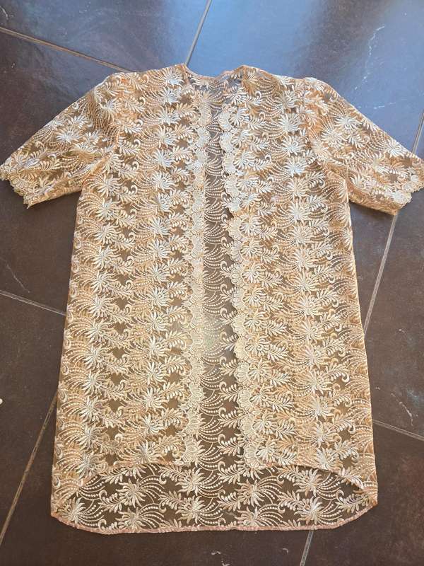 Longer Length Lace Jacket - Size M