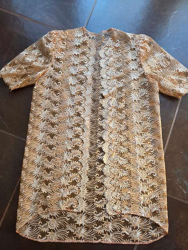 Longer Length Lace Jacket - Size M