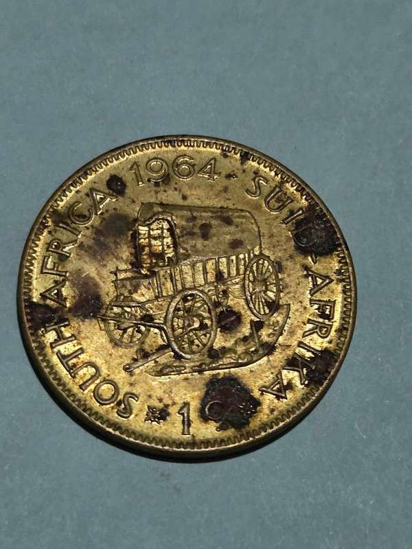 1964 1c Coin - Vintage Coin