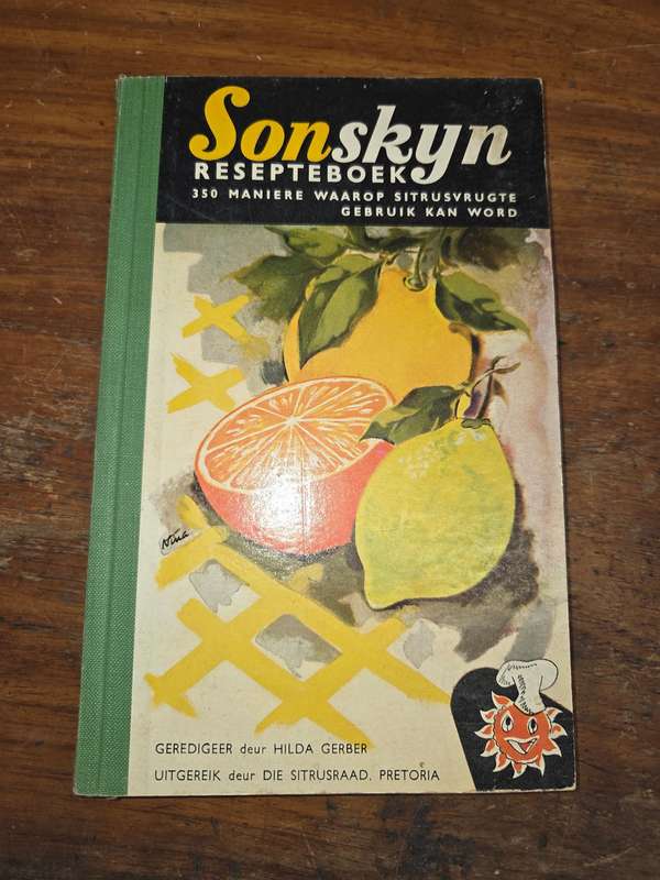 Sonskyn Resepteboek - Vintage resepteboek - Sitrusraad, Pretoria