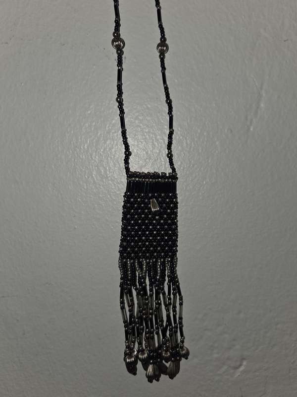 Original Penny Purse - Beaded Amulet Purse / Necklace