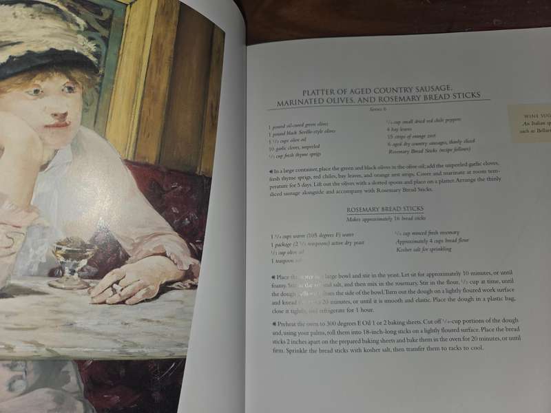 The Artist's Table - A Cookbook inspired by Art