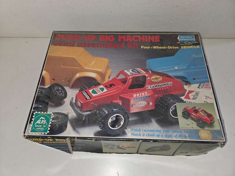 Vintage Alps Build-Up Big Machine Four Wheel Drive Vehicle  - Made in Japan