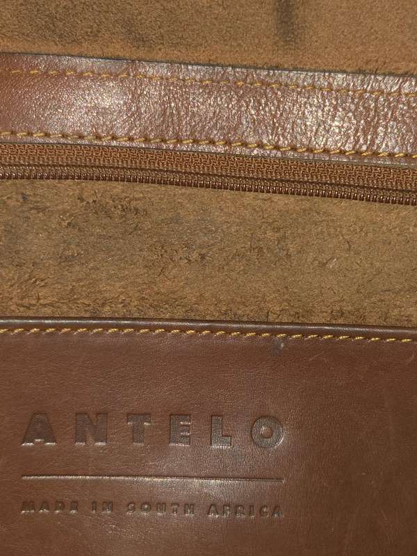 Antelo Leather Handbag with beautiful colourful strap