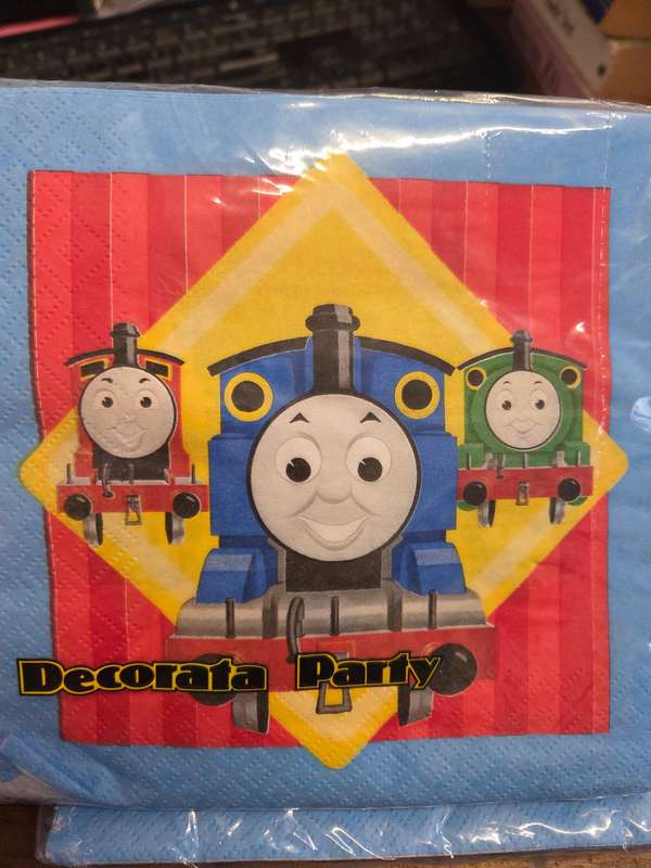 2 Packet of Thomas & Friends party Serviettes - 20 x 2ply napkins in each - New - Thomas the Train