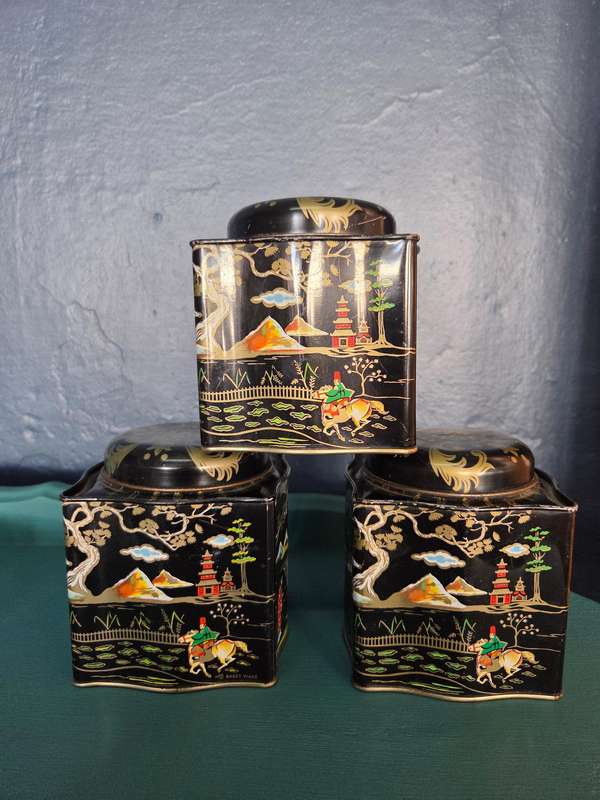 3 x Vintage Baret Ware Tins