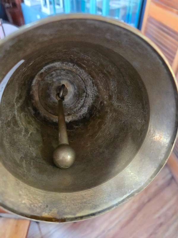 Large brass bell in 100% working order