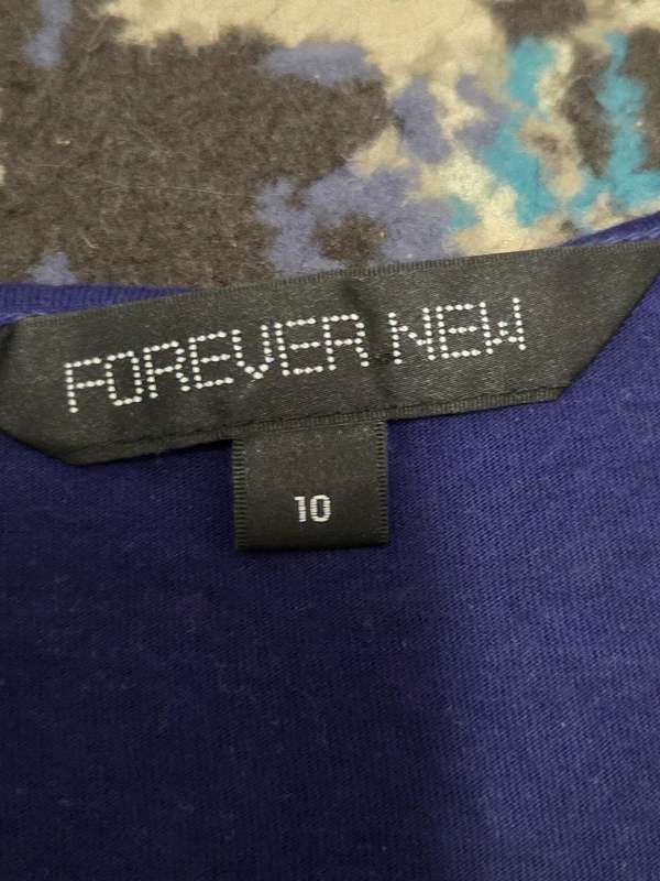 Forever New Top - Navy - Size 10