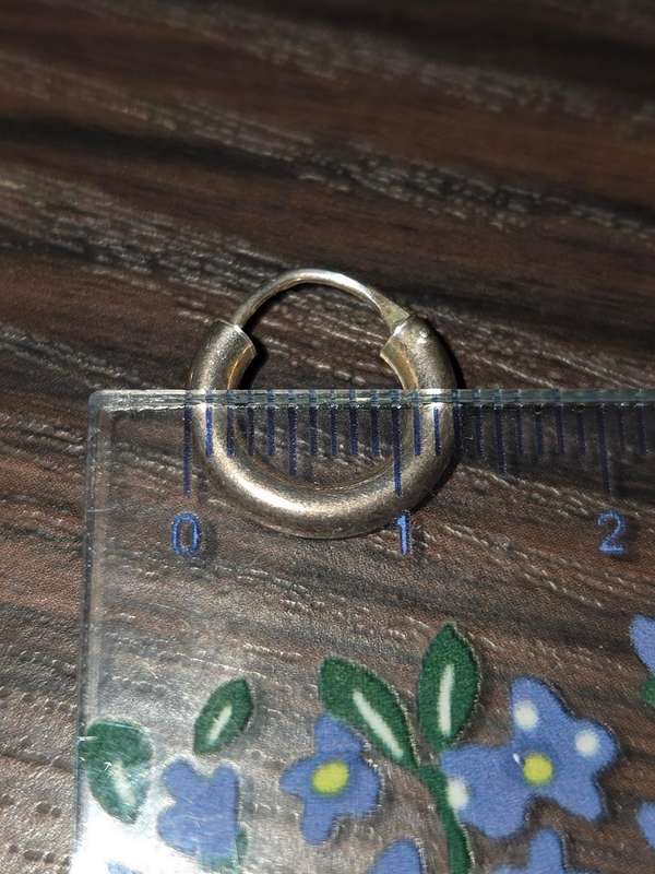 Silver earrings