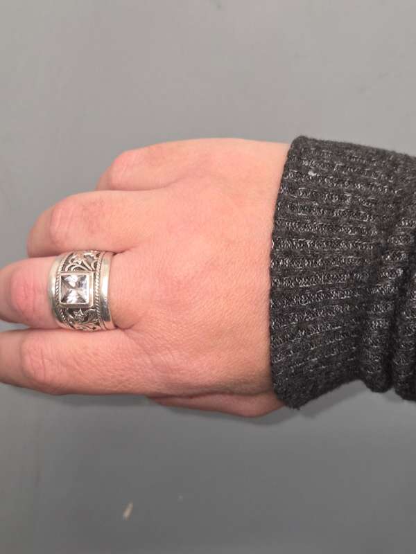 Chunky Sterling Silver ring - Beautiful!