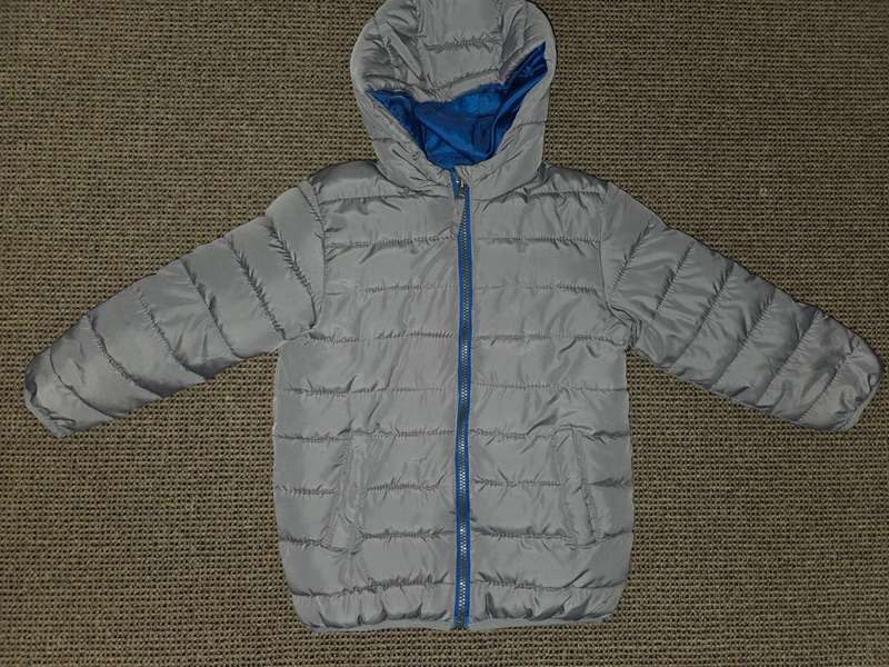Grey warm puffer Jacket - woolworths Age 6 Years