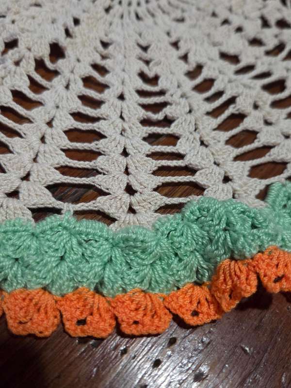 Vintage Crochet Doily - Diameter - 40cm