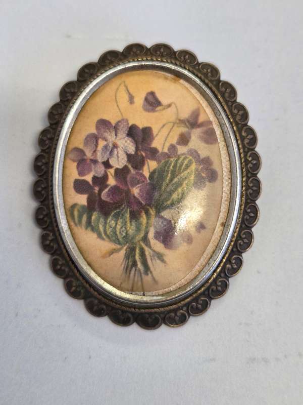 Vintage TLM Brooch - Made in England