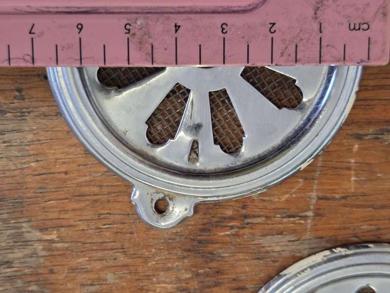 8 x Vintage Ventilation Grills for antique cupboards, etc.