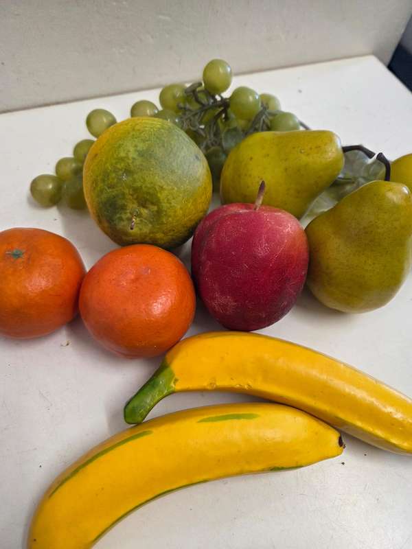 Basket with fruit - for display