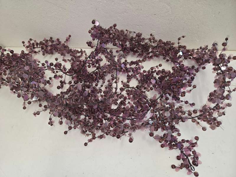 2 Long strings of Artificial Hanging Plant - glass beads