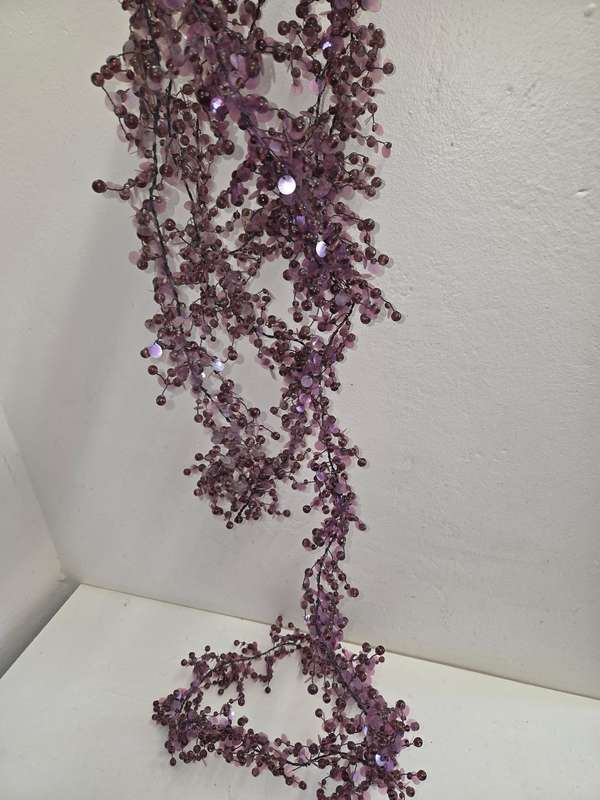 2 Long strings of Artificial Hanging Plant - glass beads