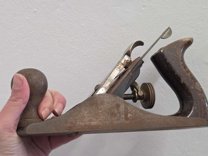 Vintage Stanley Bailey No. 8 Plane with Record blade