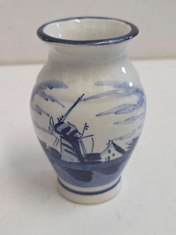 Delft Small Vase - Height - 8cm