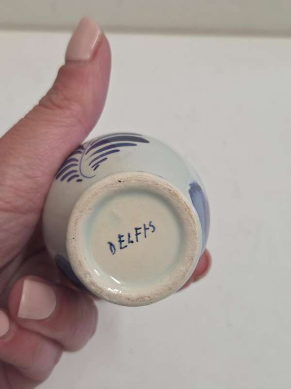 Delft Small Vase - Height - 8cm