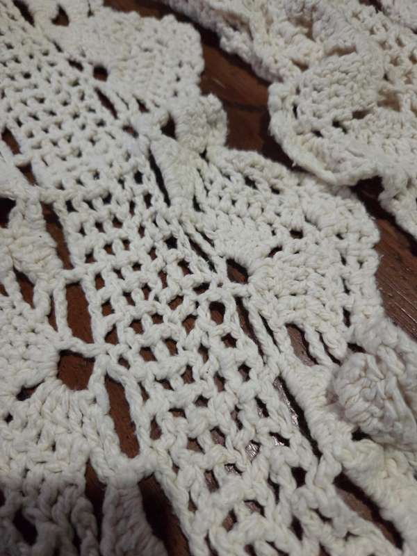 Long crochet scarf