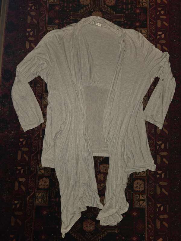 Woolworths Waterfall Jacket - Light Grey - Size 24