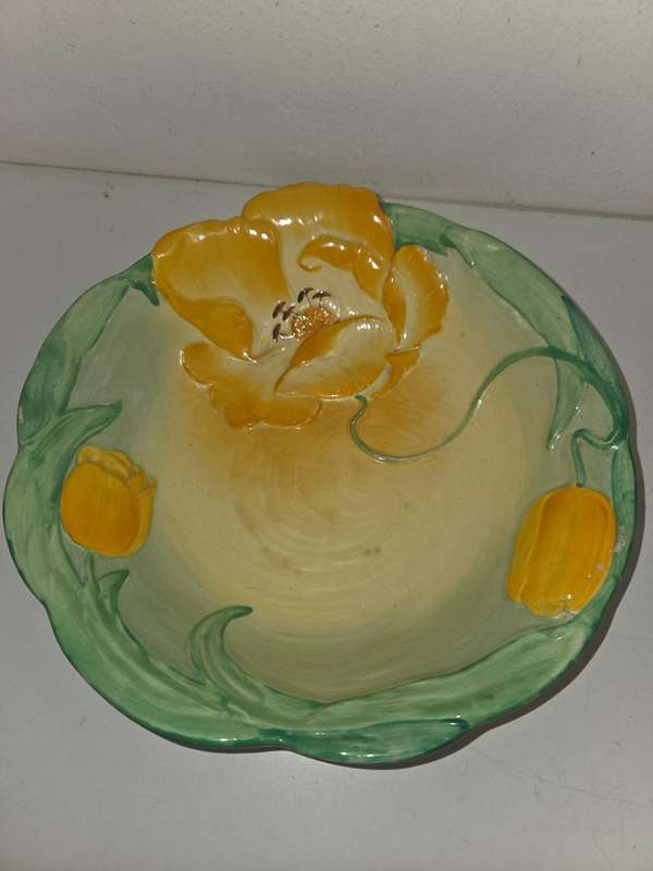 Large Bowl - Gardena Ware Beswick England - Diameter - 24.5cm