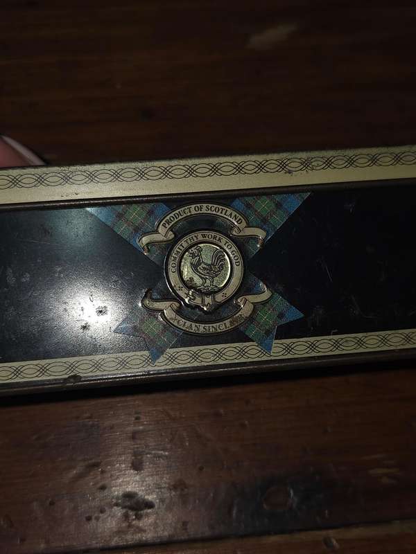 Small Glenfiddich Scotch Whiskey Tin