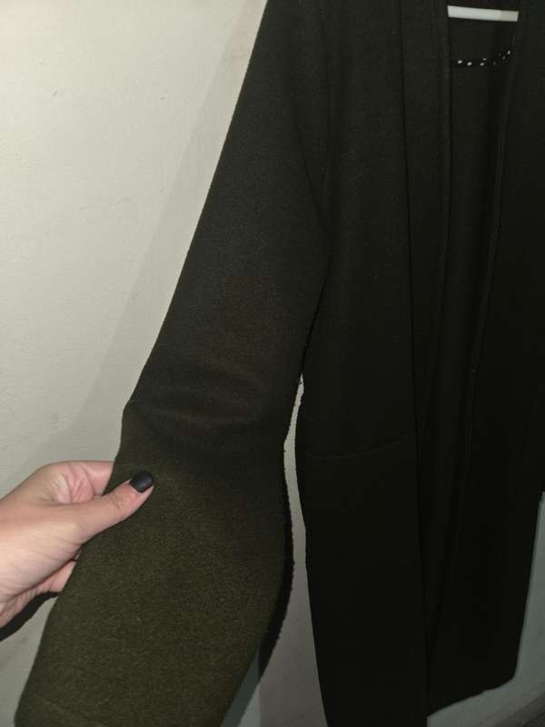 Minki&Co Khaki green coat - Size L