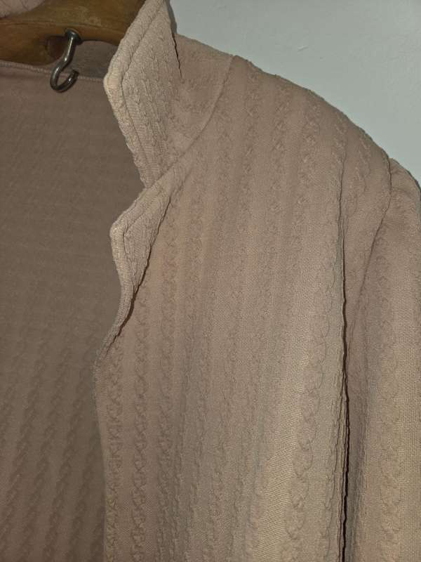 Vintage hand crafted textured coat - Size M