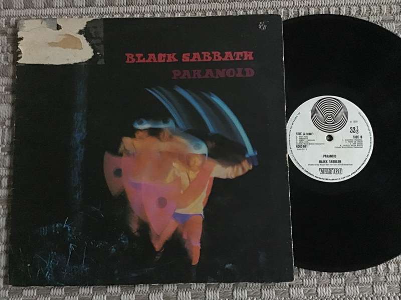 Black Sabbath Paranoid Lp (uk 1st Press)