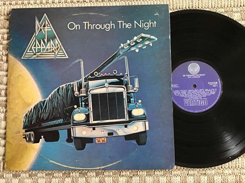 Def Leppard On Through The Night Lp