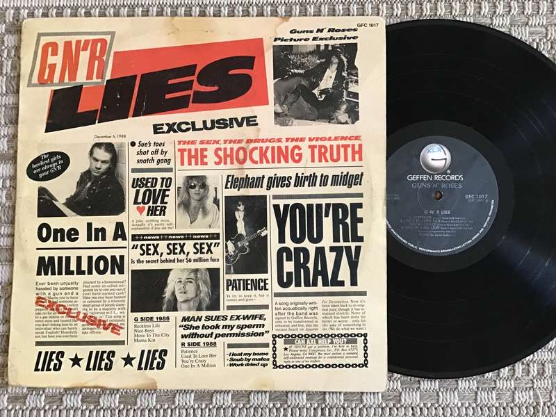 Guns N Roses GNR Lies Lp