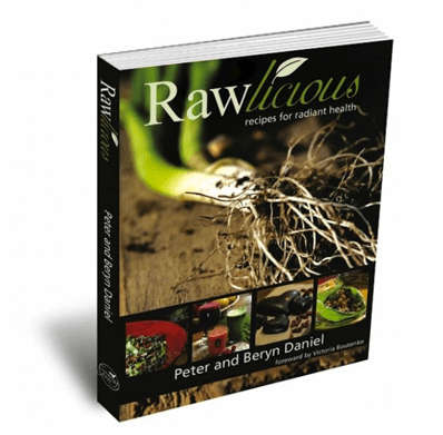 Books: RAWLICIOUS - RECIPES FOR RADIANT HEALTH by Peter & Beryn Daniel
